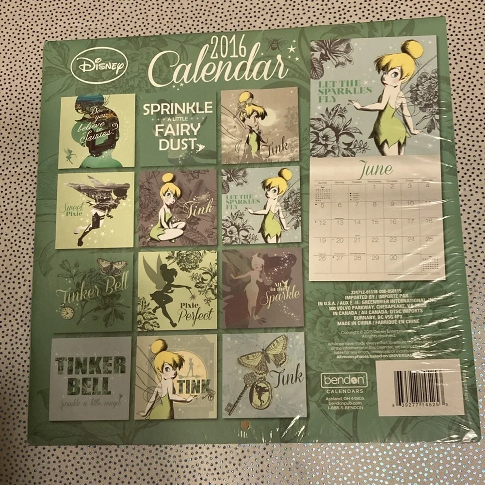 Disney calendar 2016 new